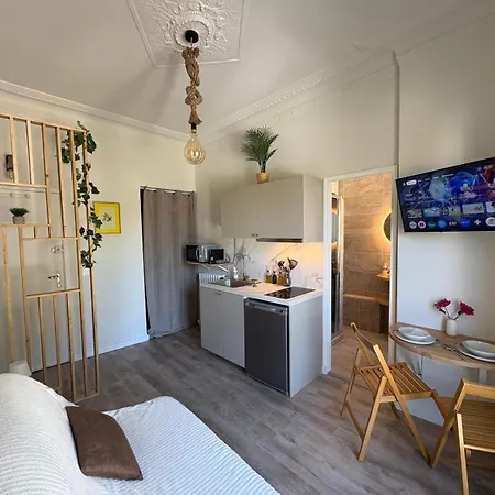 De Charme A - Ideal Teletravail - Balcon - A 300m * 尼斯